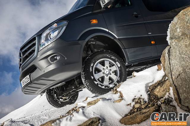  بررسی مرسدس اسپرینتر 4x4 