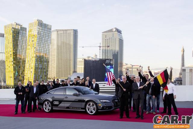  885 کیلومتر با آئودی RS7 بدون راننده 