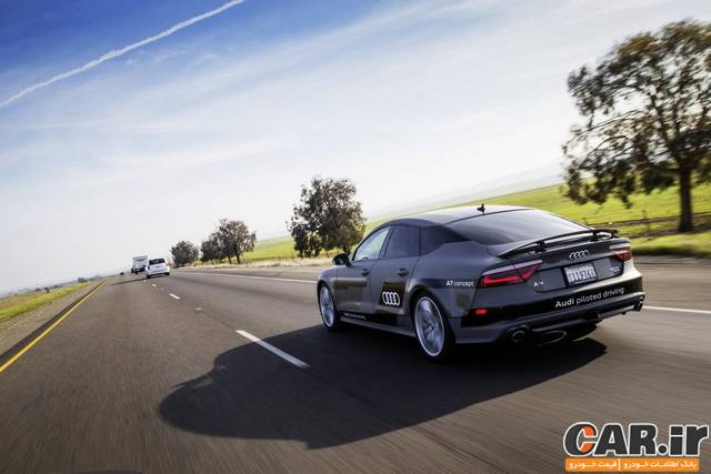 885 کیلومتر با آئودی RS7 بدون راننده 