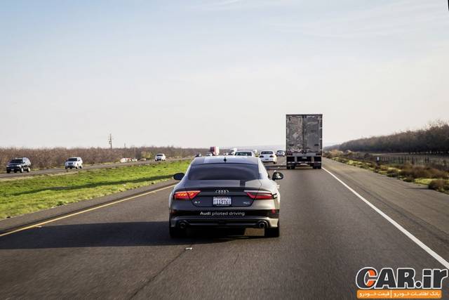  885 کیلومتر با آئودی RS7 بدون راننده 
