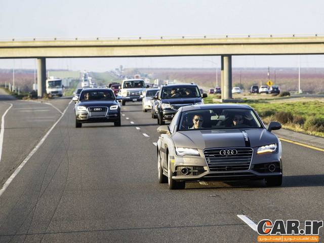  885 کیلومتر با آئودی RS7 بدون راننده 