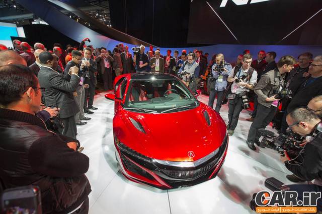  رونمایی از آکورا NSX جدید در نمایشگاه دیترویت 2015 