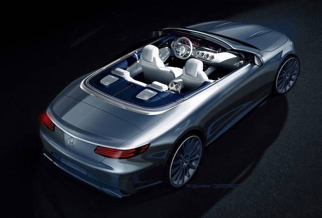  تصاویر رسمی اولیه از مرسدس کلاس S کانورتیبل 