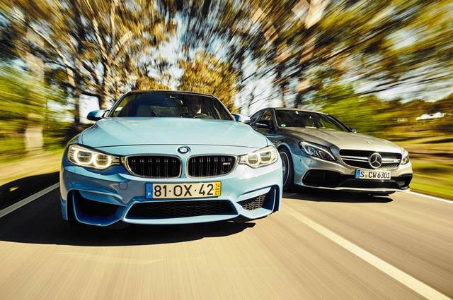  رقابت و مقایسه بی ام و M3 و مرسدس C63 AMG 