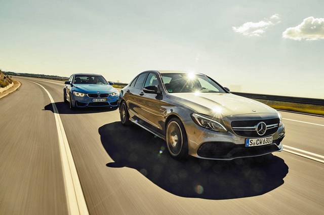 رقابت و مقایسه بی ام و M3 و مرسدس C63 AMG 