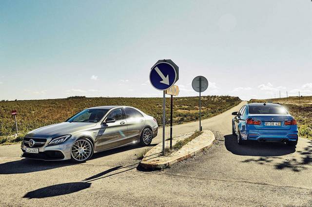  رقابت و مقایسه بی ام و M3 و مرسدس C63 AMG 