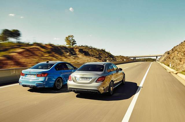  رقابت و مقایسه بی ام و M3 و مرسدس C63 AMG 