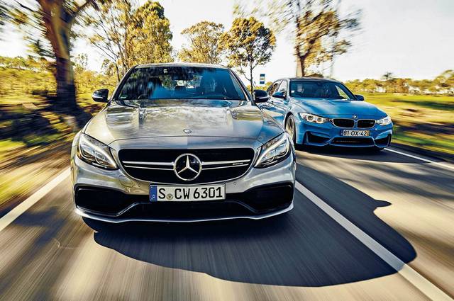  رقابت و مقایسه بی ام و M3 و مرسدس C63 AMG 