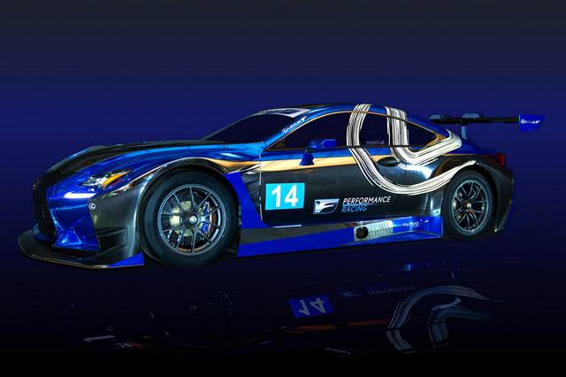  لکسس مسابقه ای RC-F GT3 در تیمF  پرفورمنس 