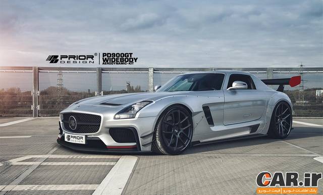  مرسدس SLS AMG با کیت بدنه Prior Design 