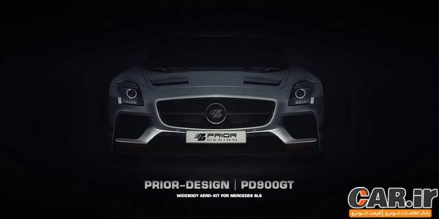  مرسدس SLS AMG با کیت بدنه Prior Design 