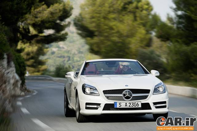  تست و بررسی مرسدس SLK 250 با گیربکس 6 دنده دستی 